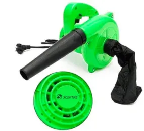 Sceptre 600 W, 140 Miles/Hour Electric Air Blower Dust Cleaner Blower for Cleaning Dust (Green)