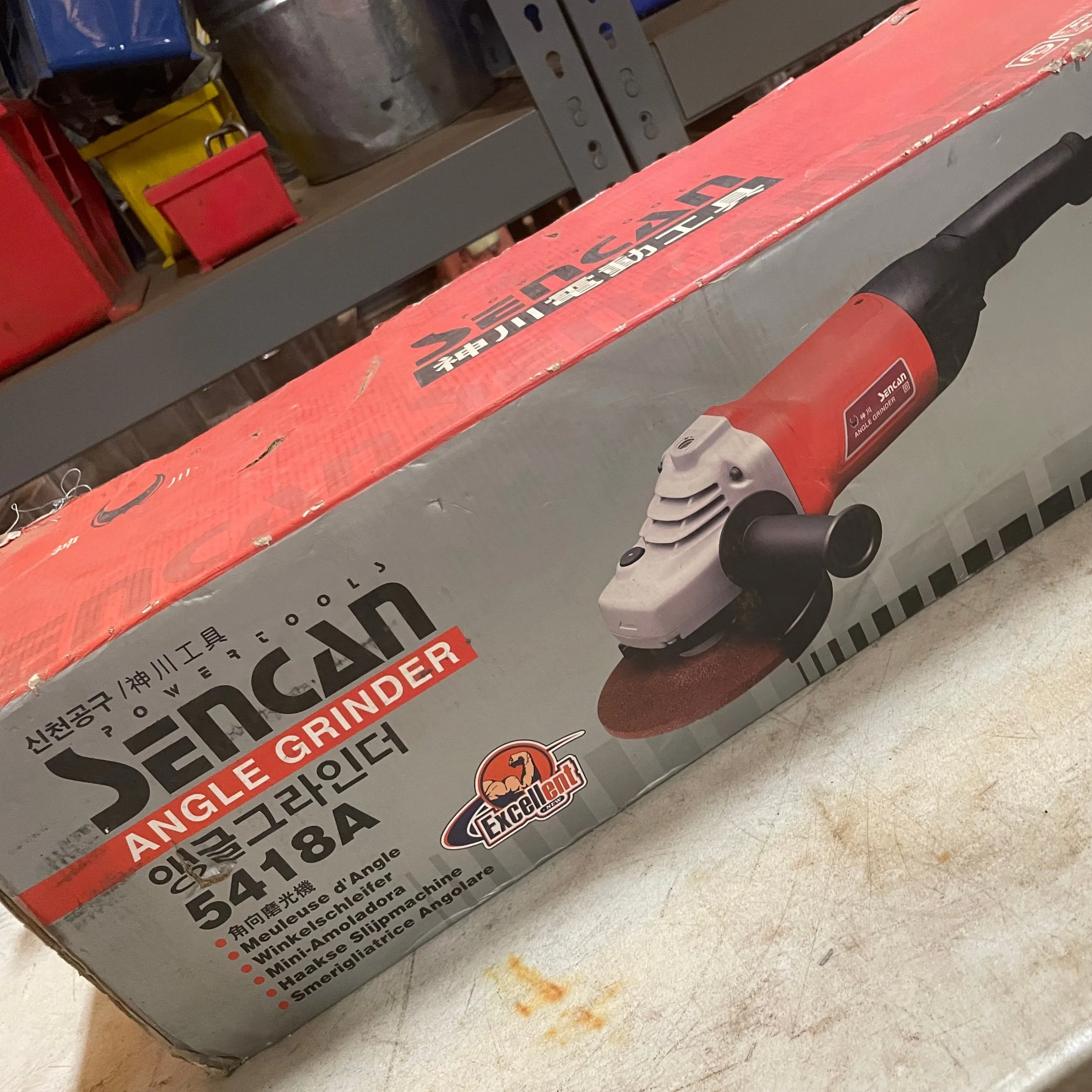 Sencan Angle Grinder 5418A 7 in. 180mm - New Surplus