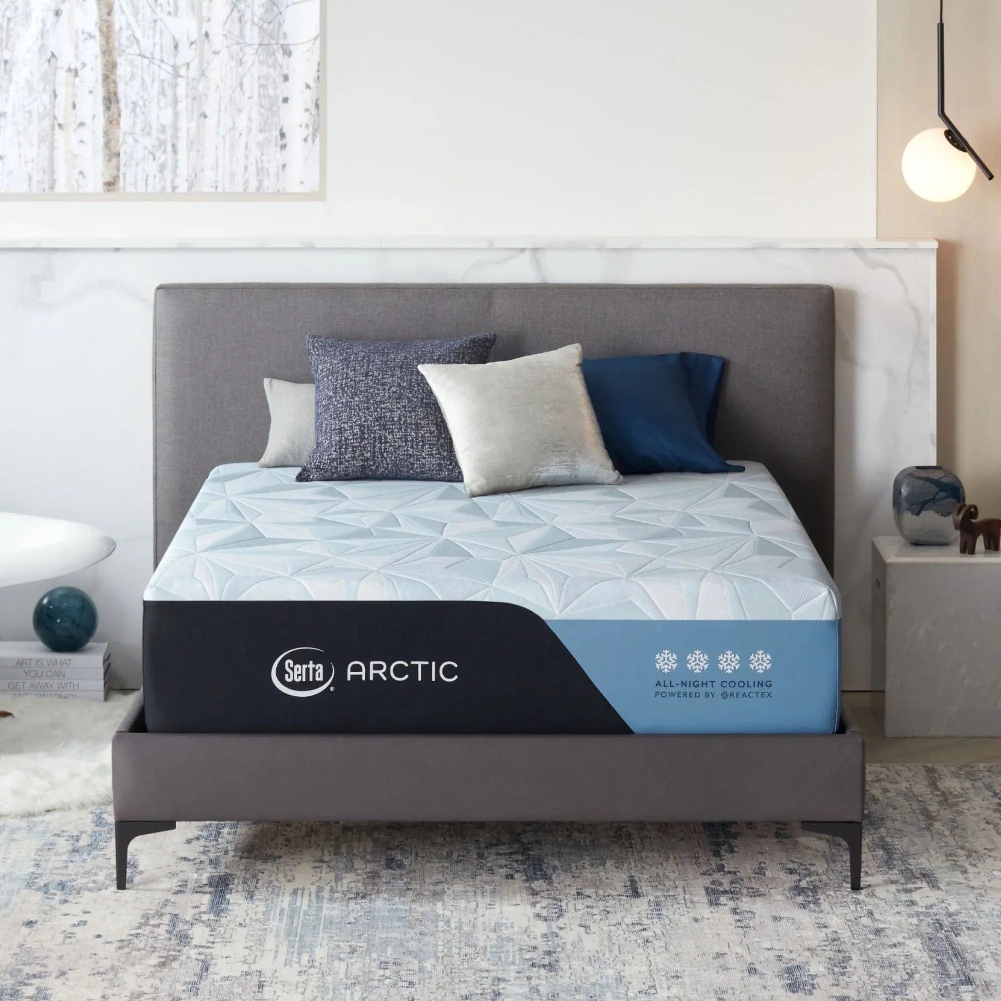 Serta iComfort Arctic Reactex 13.5" Mattress & Adjustable Bed Package