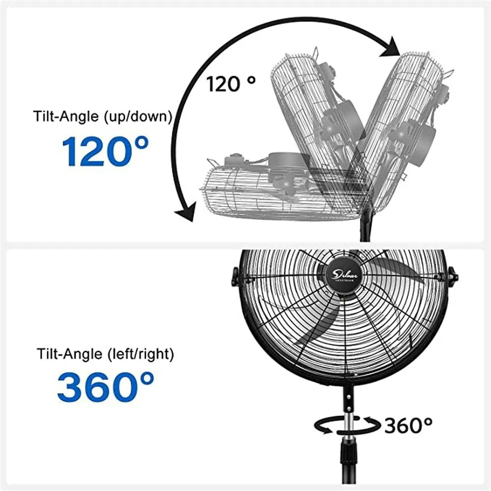 Simple Deluxe 20 Inch Pedestal Standing Fan