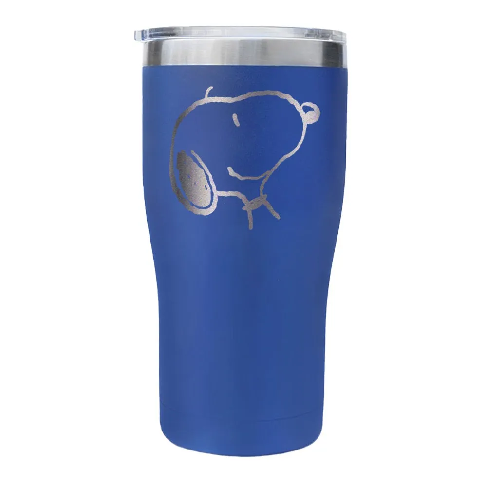 Snoopy Smile Laser Engraved Tumbler