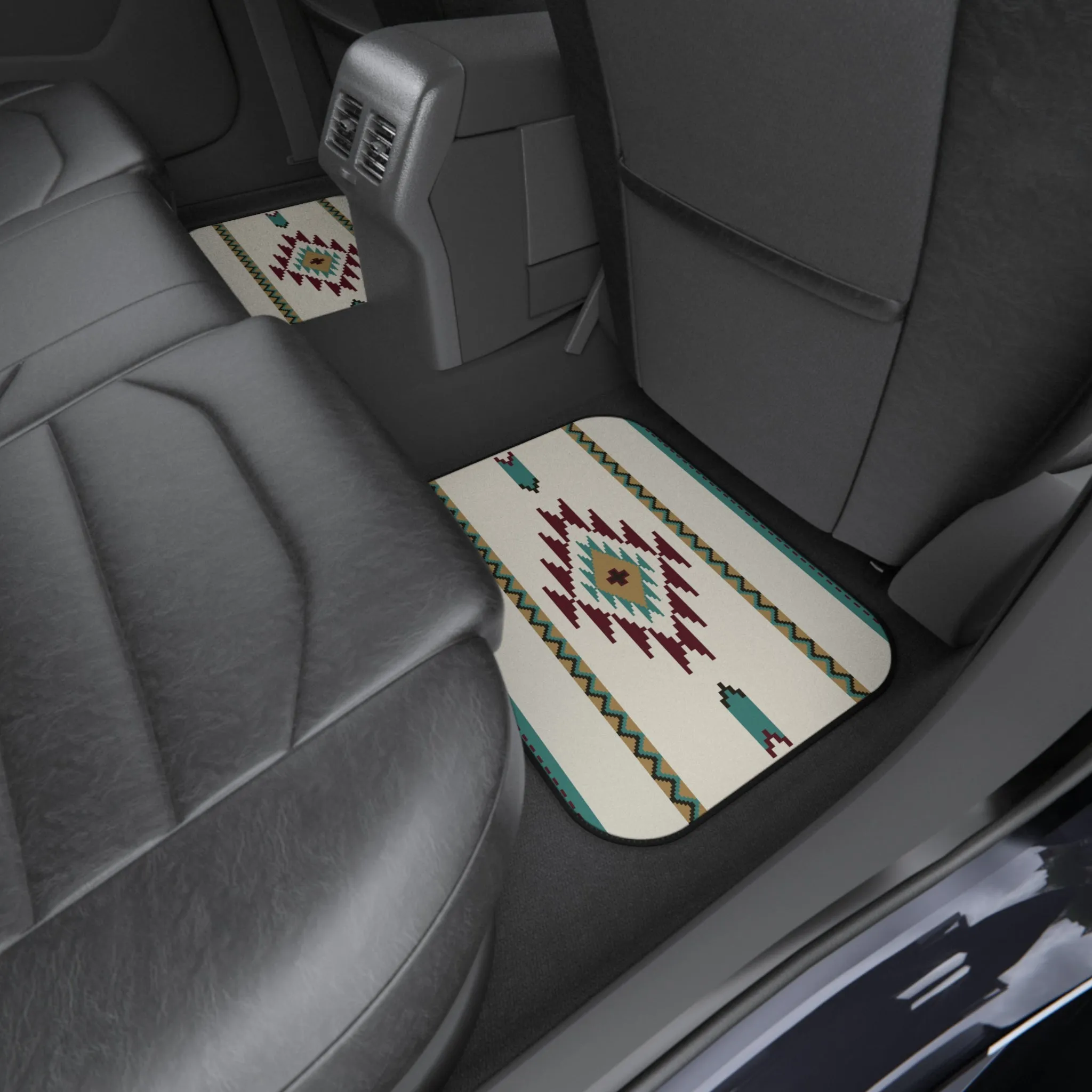 Southwestern Car Mats for SUV or Car Desert Dreamscape Print Aztec Car Mats