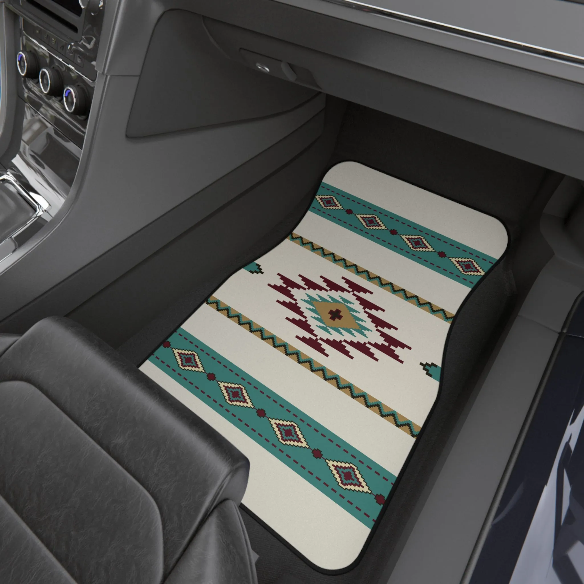 Southwestern Car Mats for SUV or Car Desert Dreamscape Print Aztec Car Mats