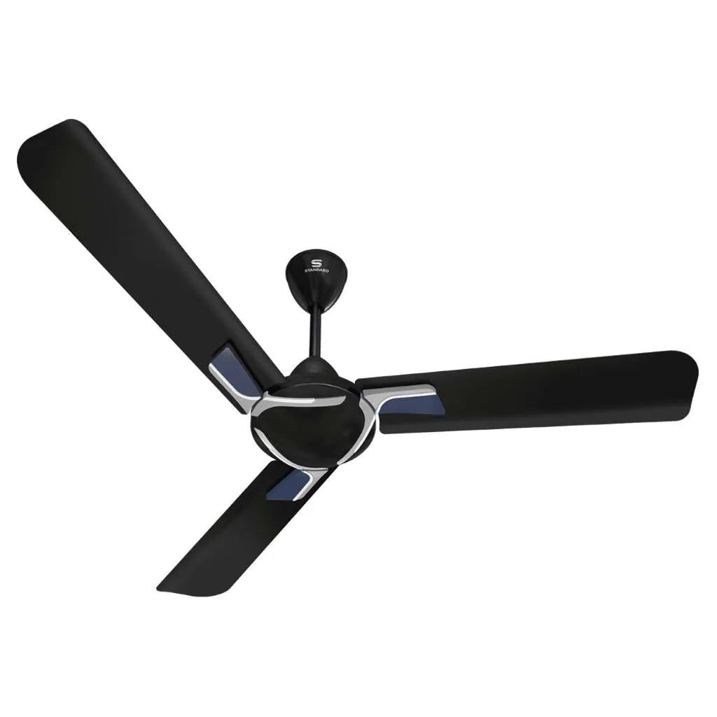 Standard Vertex ES Ceiling Fan 1200mm Metallic Black FSCVR1SMBK48