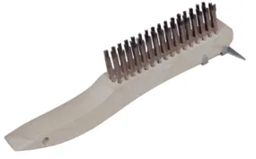 Starbrite Utility Brush w/Scrapper 10" S/S 40058 | 24