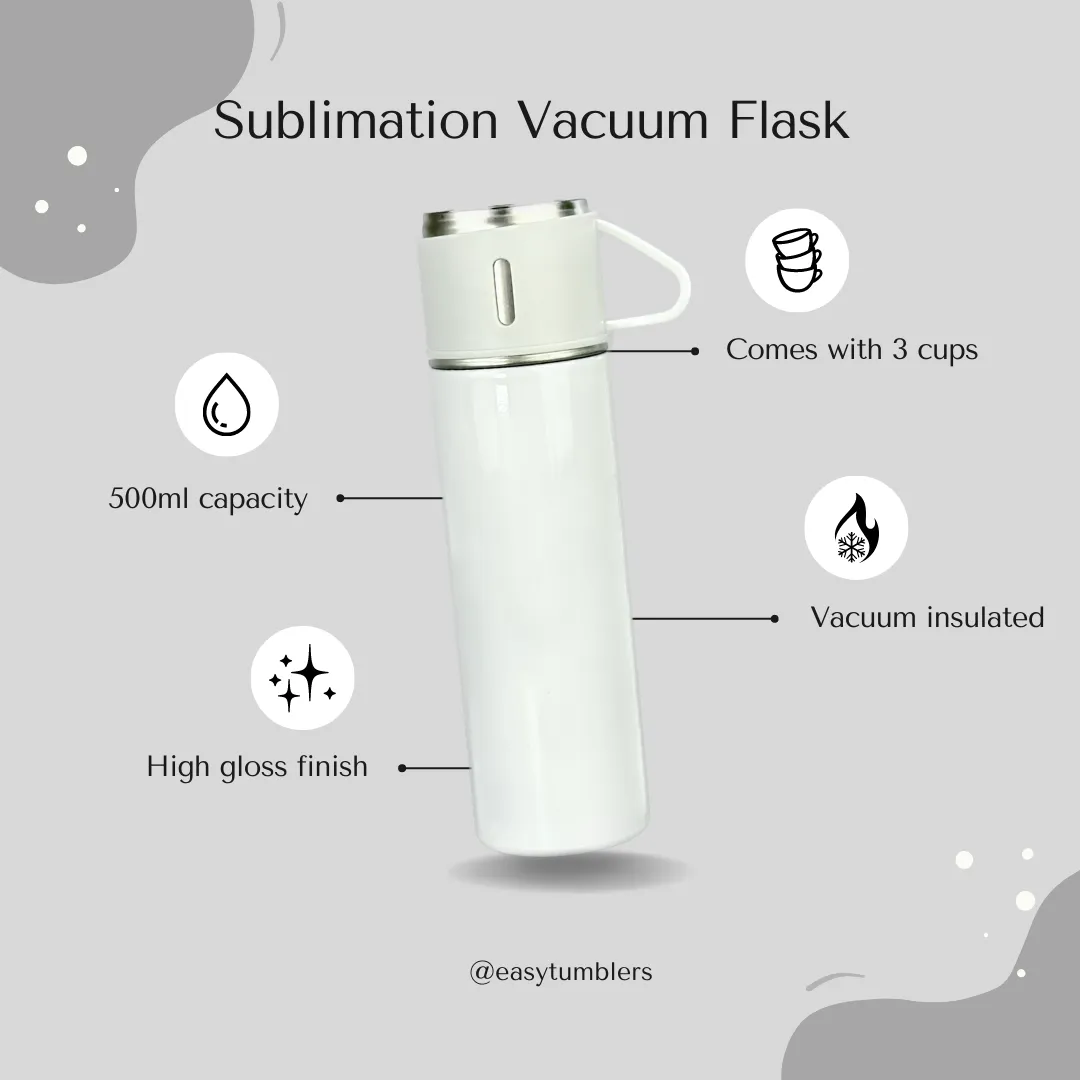 Sublimation Vacuum Flask Set