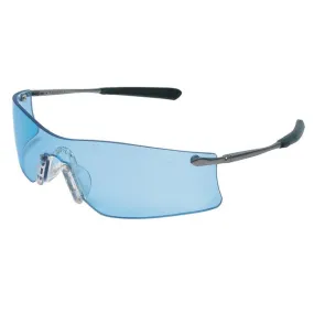 T4113AF MCR Safety Rubicon T4 Series Safety Glasses, Light Blue Lens