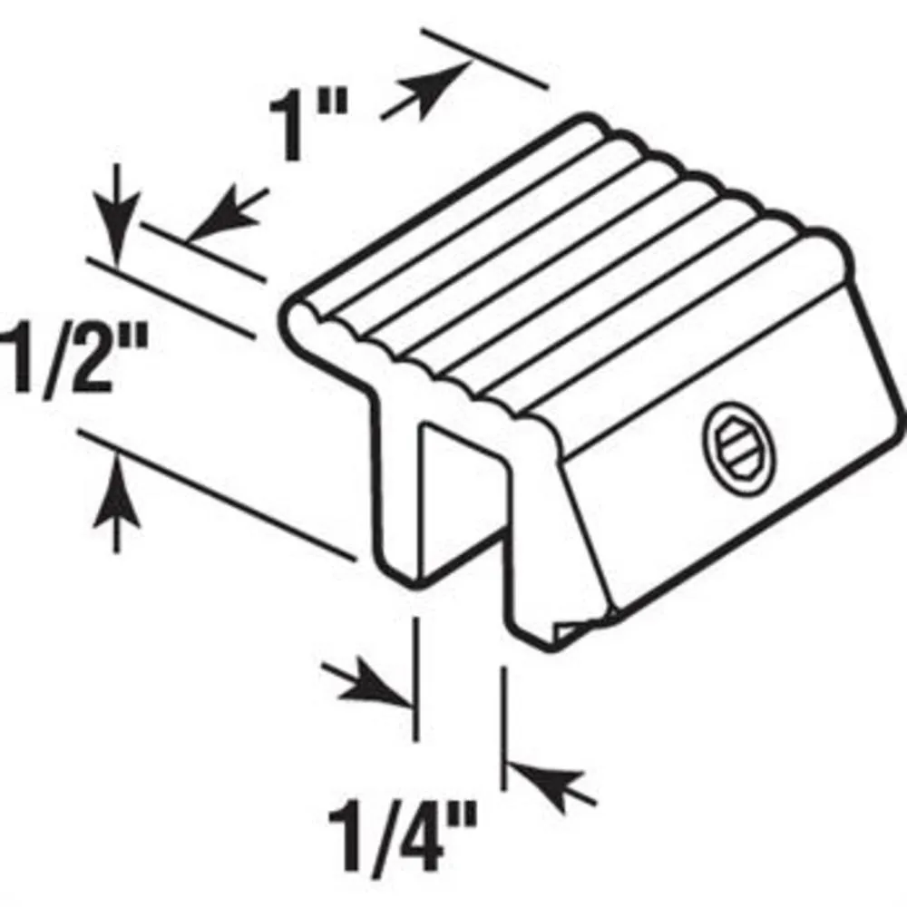 Tamperproof Window Security Lock - White