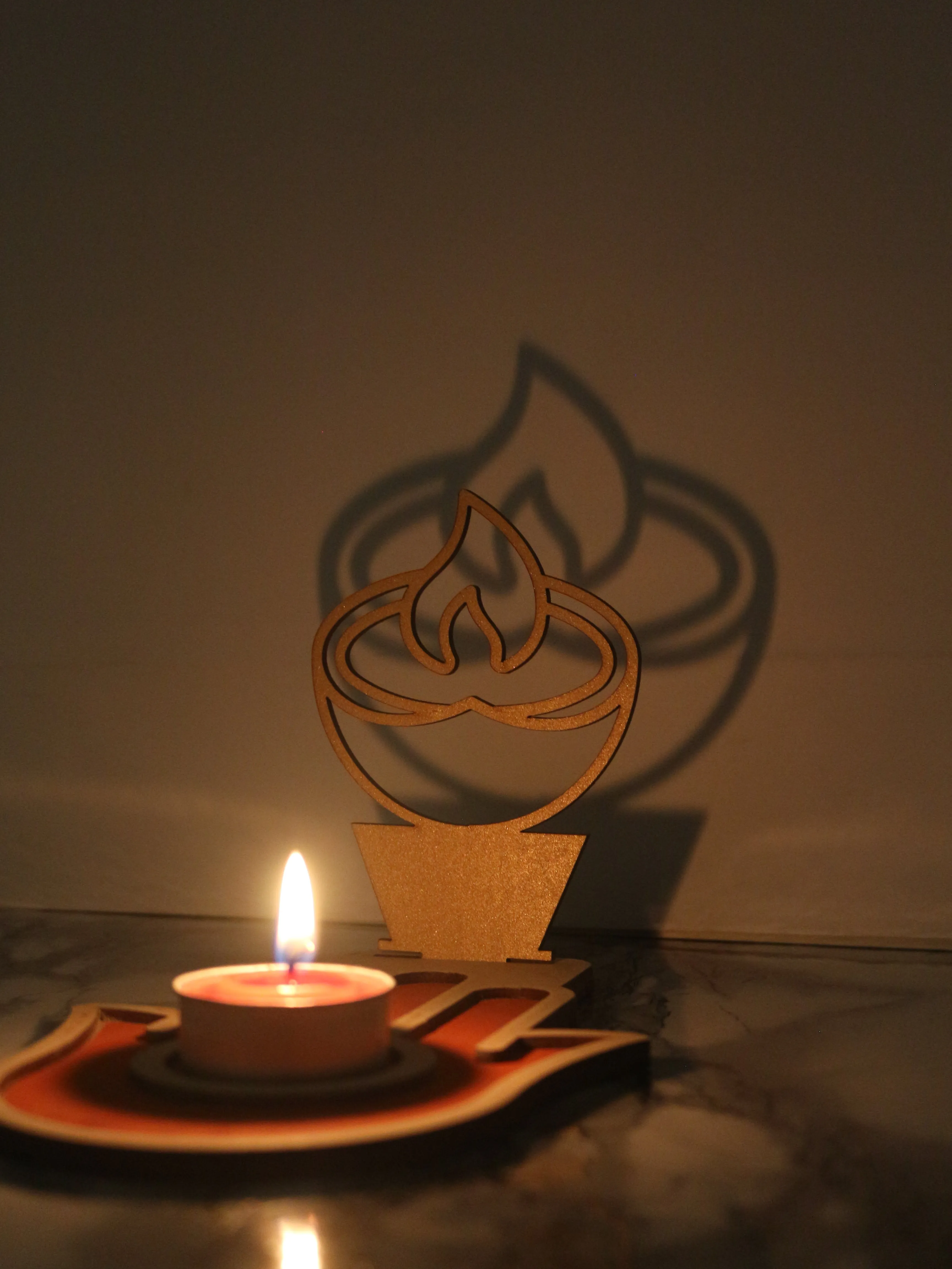 Tea Light Holder | Shadow Diya