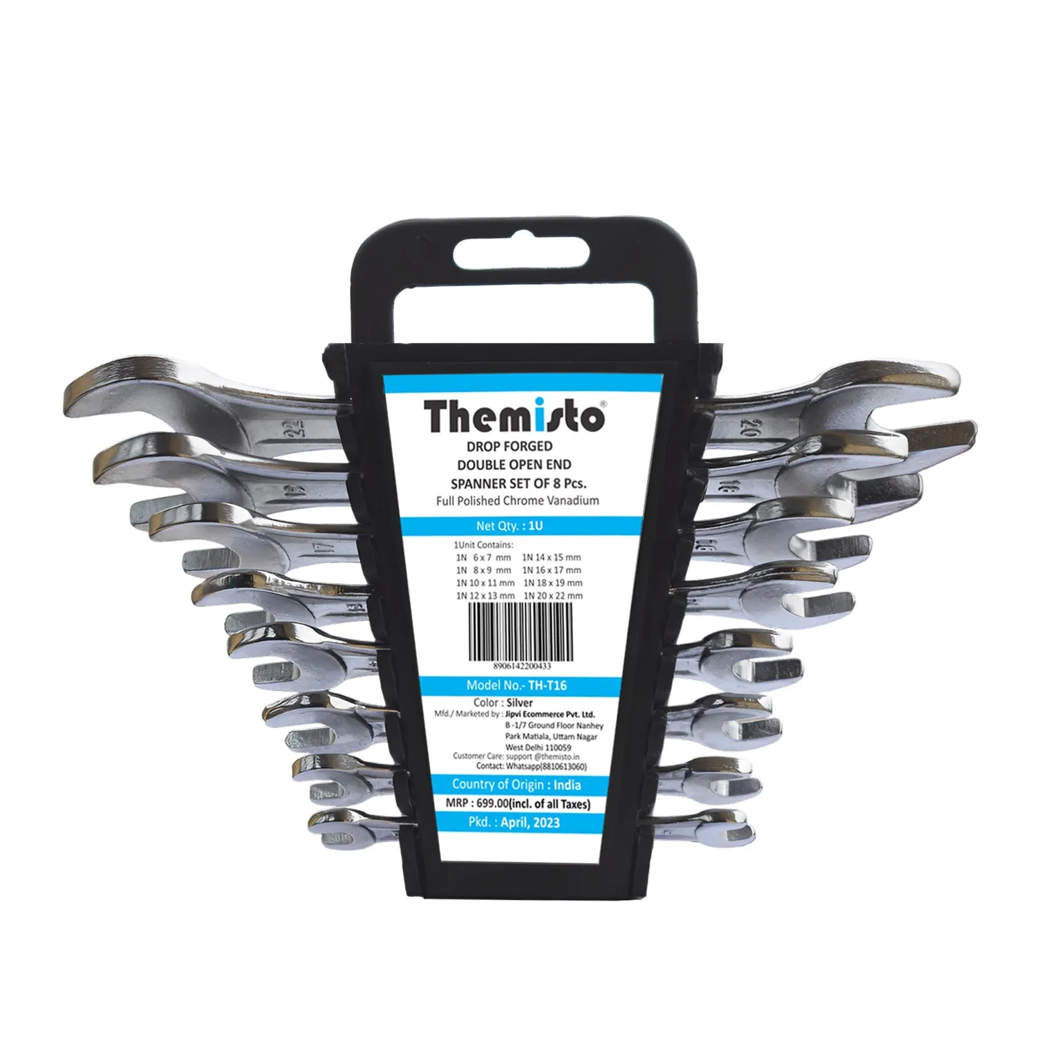 Themisto TH-T16 8pcs Double Open Ended Spanner set