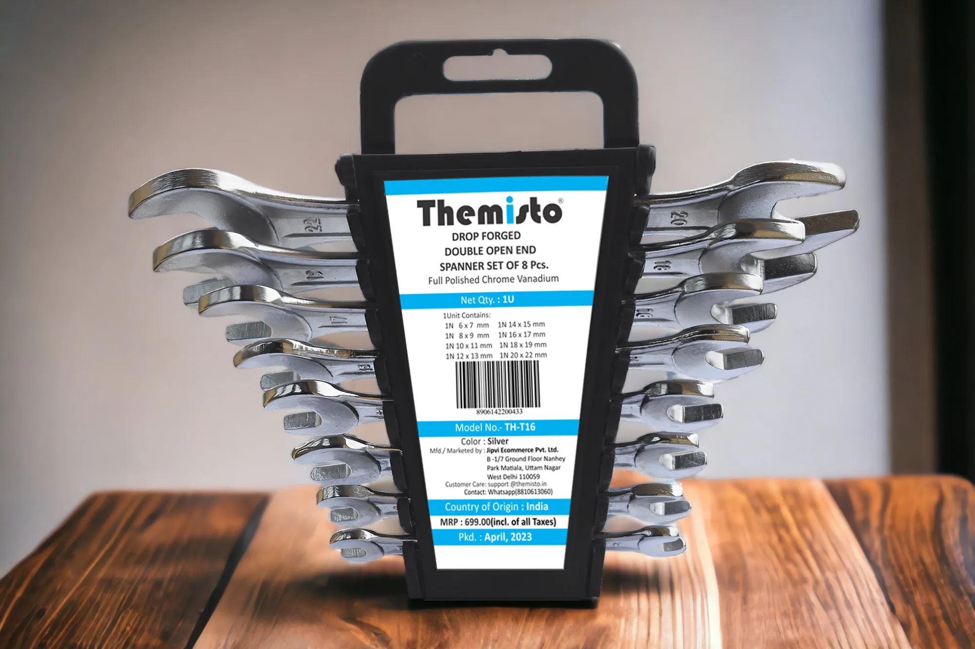 Themisto TH-T16 8pcs Double Open Ended Spanner set