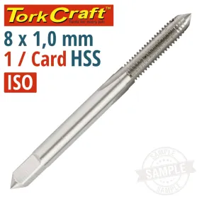 TORK CRAFT TAP HSS 8MM X 1.0 1 PER CARD NR1080-1C