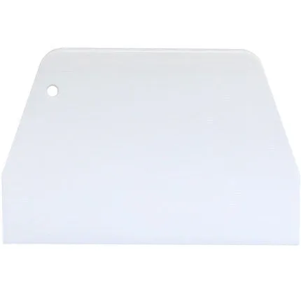 Trapezoidal scraper white