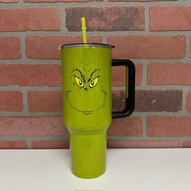 Tumbler - Stainless Steel Grinch - 40oz