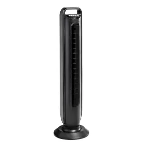 UltraSlimLine® Oscillating Tower Fan, Black