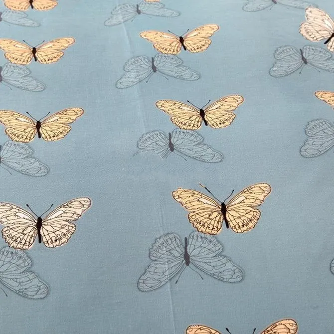 Unique Butterfly Print Luxury 4-Piece Cotton Bedding Sets/Duvet Cover