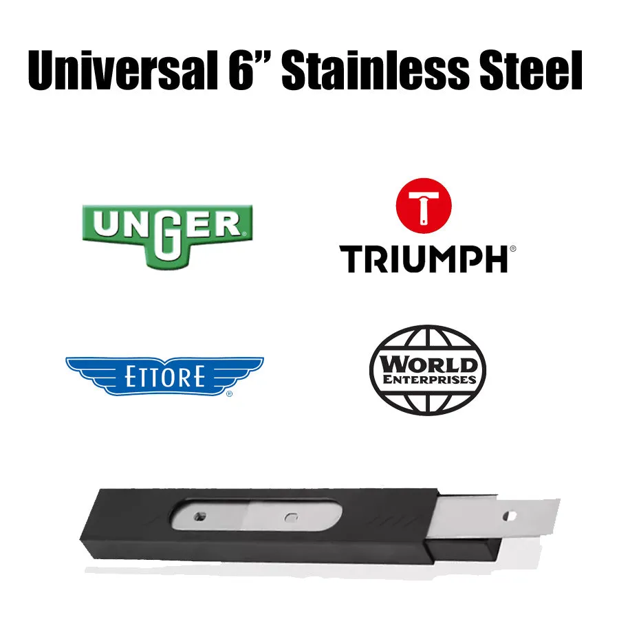 *Universal 6" Stainless Steel  Blades