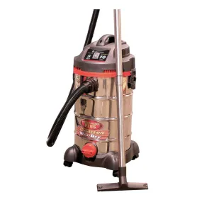 Wet/Dry Vacuum - King Canada Performance Plus 10 gal. Stainless Steel Tank 300 W/5 hp Power 8540LST