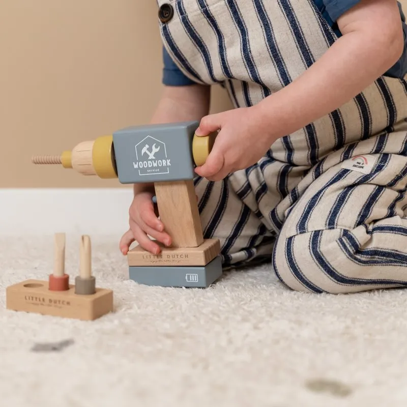 Wooden Toy Drill