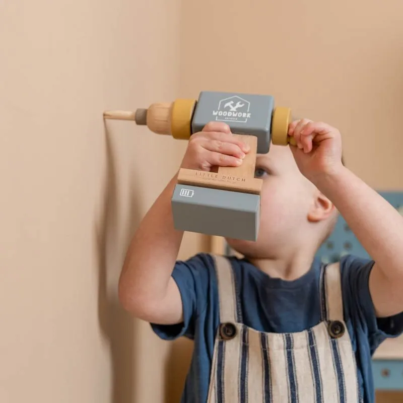 Wooden Toy Drill