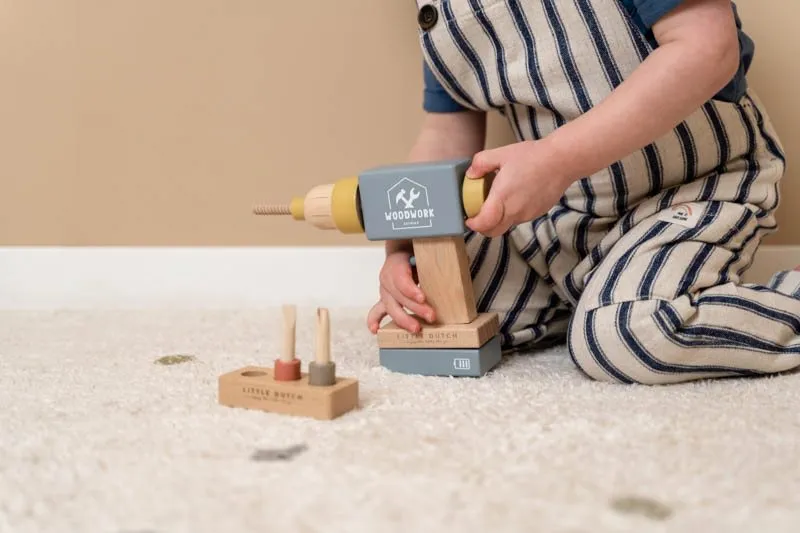 Wooden Toy Drill