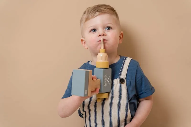 Wooden Toy Drill