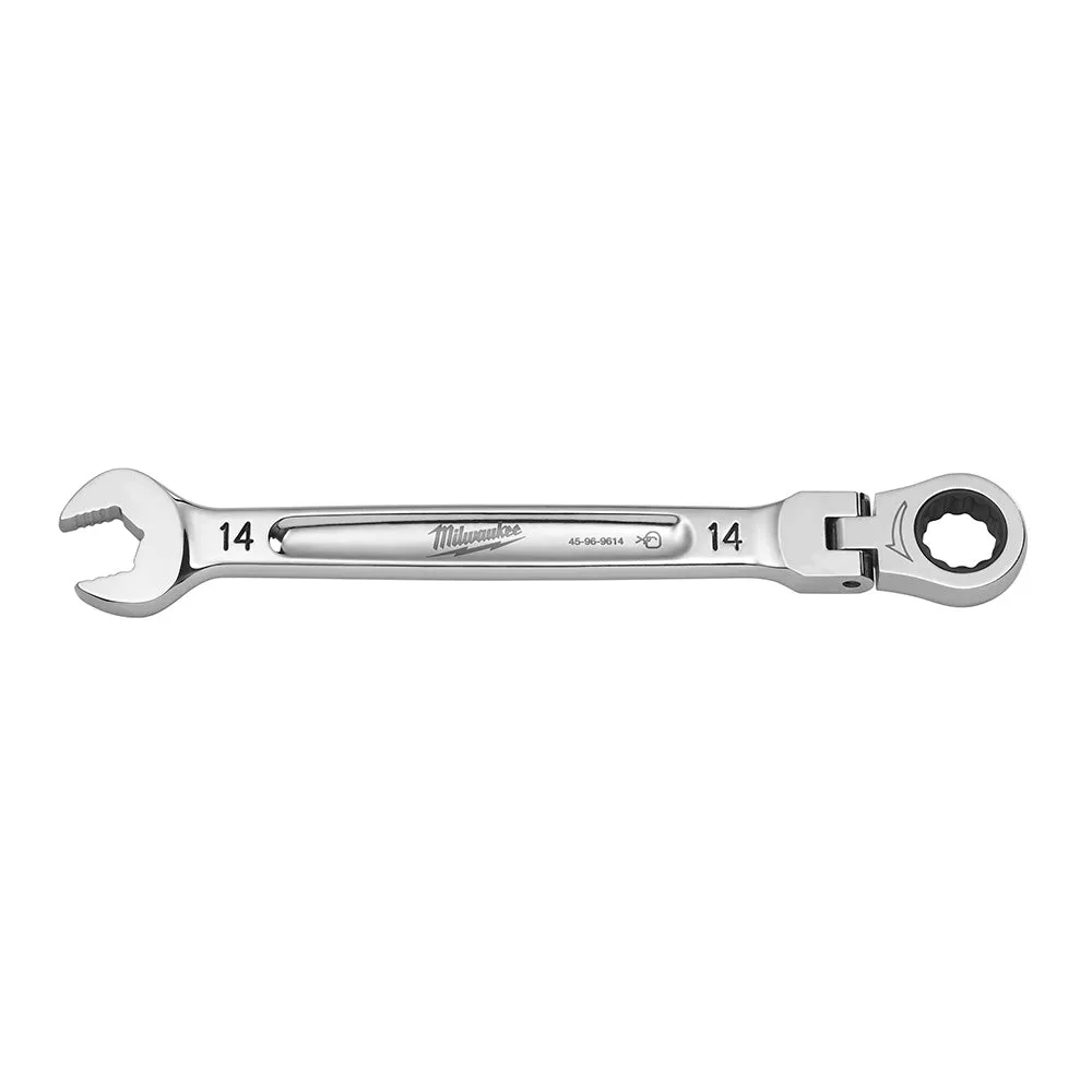 Wrench - Milwaukee Flex Head Ratcheting Combination Wrench, Various Sizes, 45-96-960 / 45-96-961 / 45-96-962