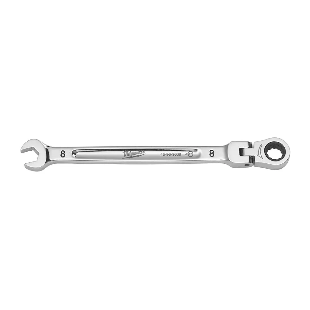 Wrench - Milwaukee Flex Head Ratcheting Combination Wrench, Various Sizes, 45-96-960 / 45-96-961 / 45-96-962