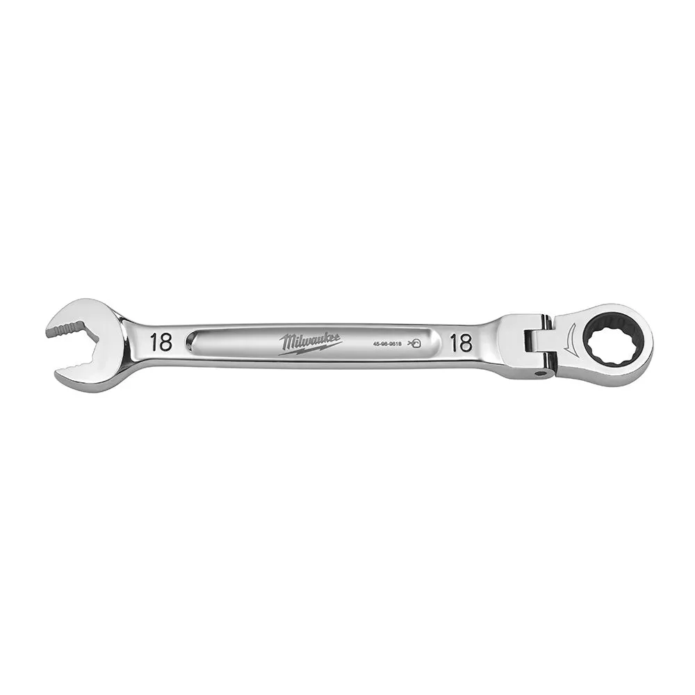 Wrench - Milwaukee Flex Head Ratcheting Combination Wrench, Various Sizes, 45-96-960 / 45-96-961 / 45-96-962