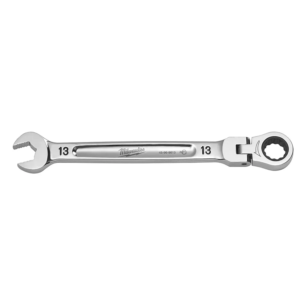 Wrench - Milwaukee Flex Head Ratcheting Combination Wrench, Various Sizes, 45-96-960 / 45-96-961 / 45-96-962