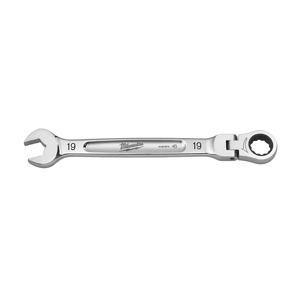 Wrench - Milwaukee Flex Head Ratcheting Combination Wrench, Various Sizes, 45-96-960 / 45-96-961 / 45-96-962