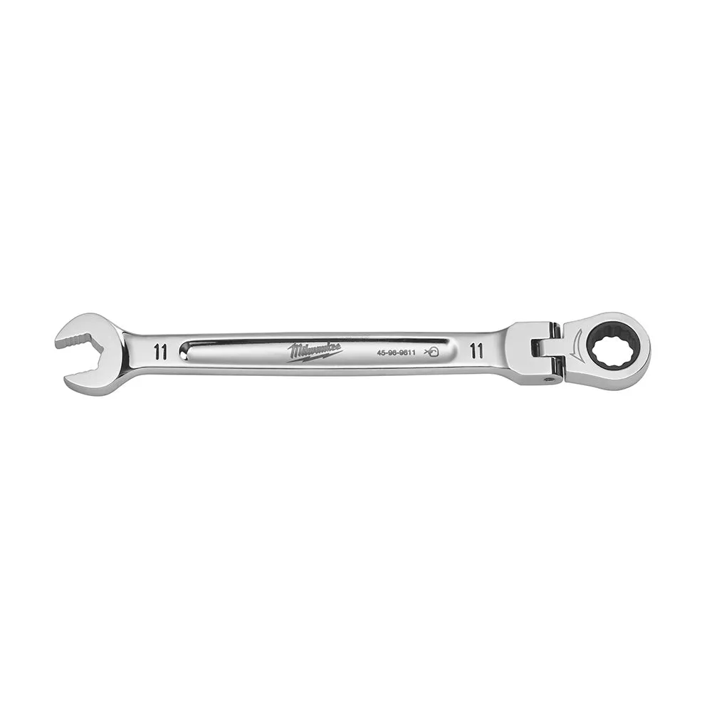 Wrench - Milwaukee Flex Head Ratcheting Combination Wrench, Various Sizes, 45-96-960 / 45-96-961 / 45-96-962