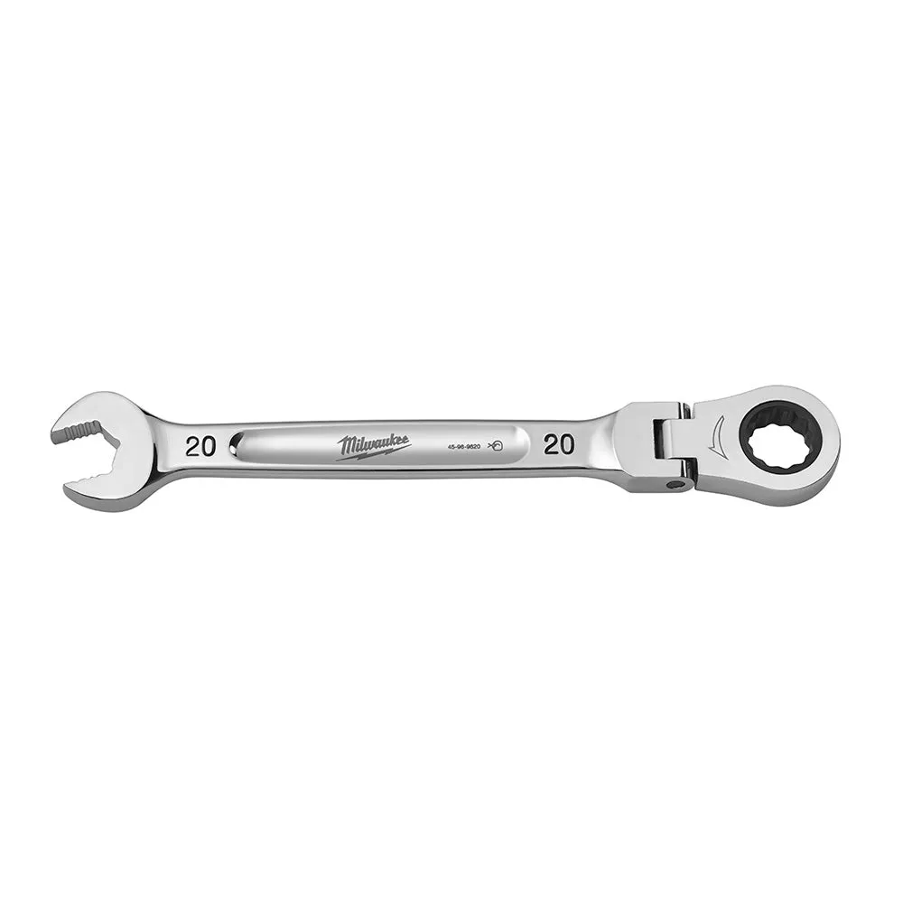 Wrench - Milwaukee Flex Head Ratcheting Combination Wrench, Various Sizes, 45-96-960 / 45-96-961 / 45-96-962