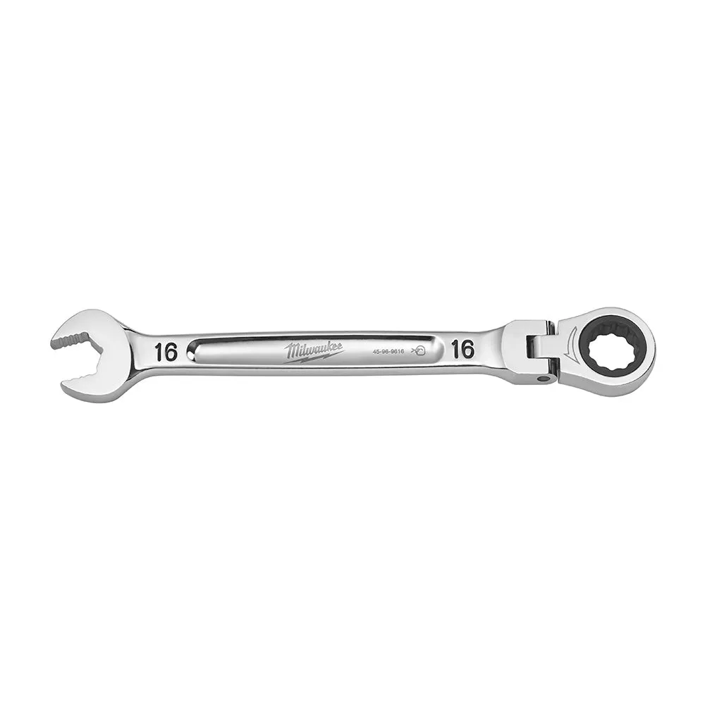 Wrench - Milwaukee Flex Head Ratcheting Combination Wrench, Various Sizes, 45-96-960 / 45-96-961 / 45-96-962