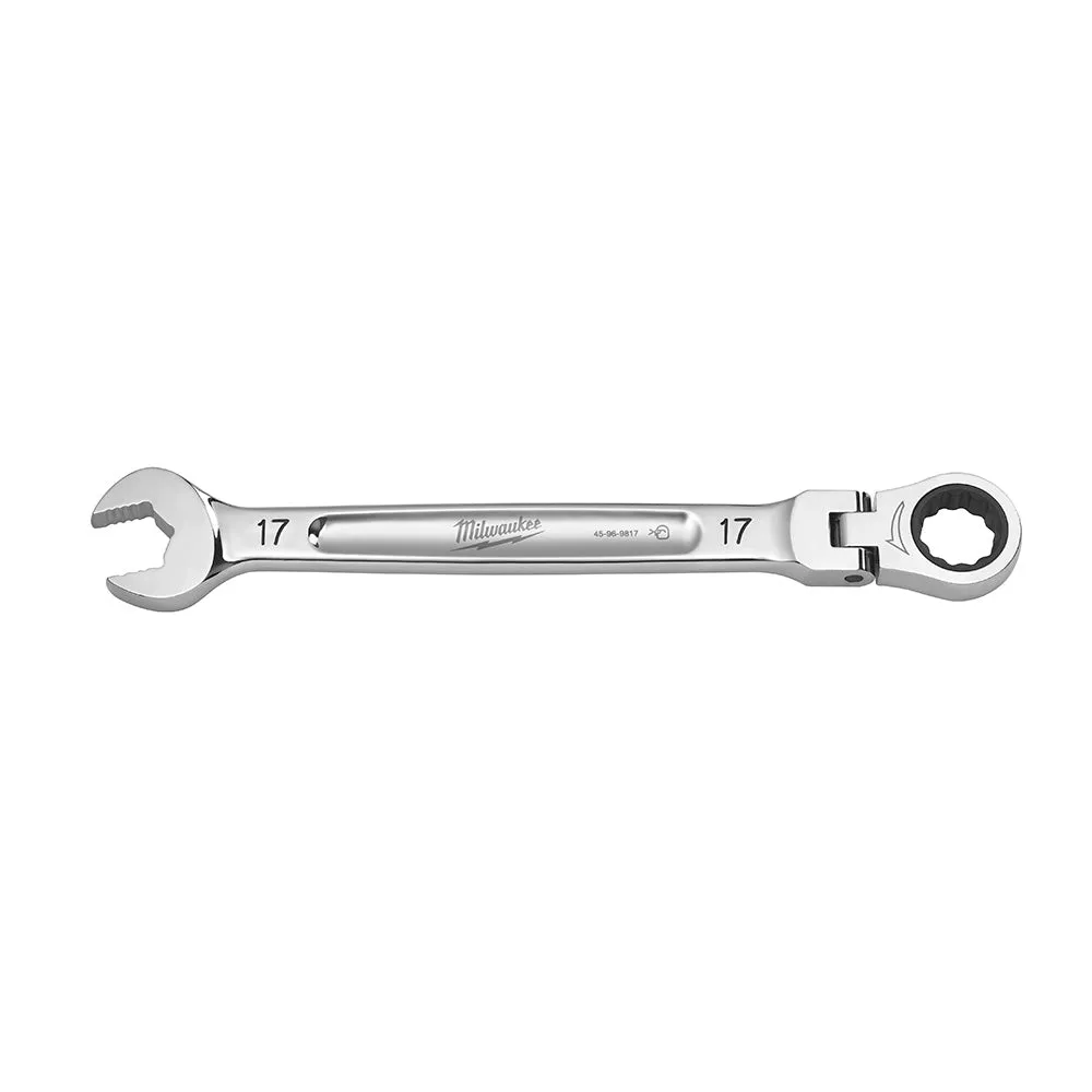 Wrench - Milwaukee Flex Head Ratcheting Combination Wrench, Various Sizes, 45-96-960 / 45-96-961 / 45-96-962