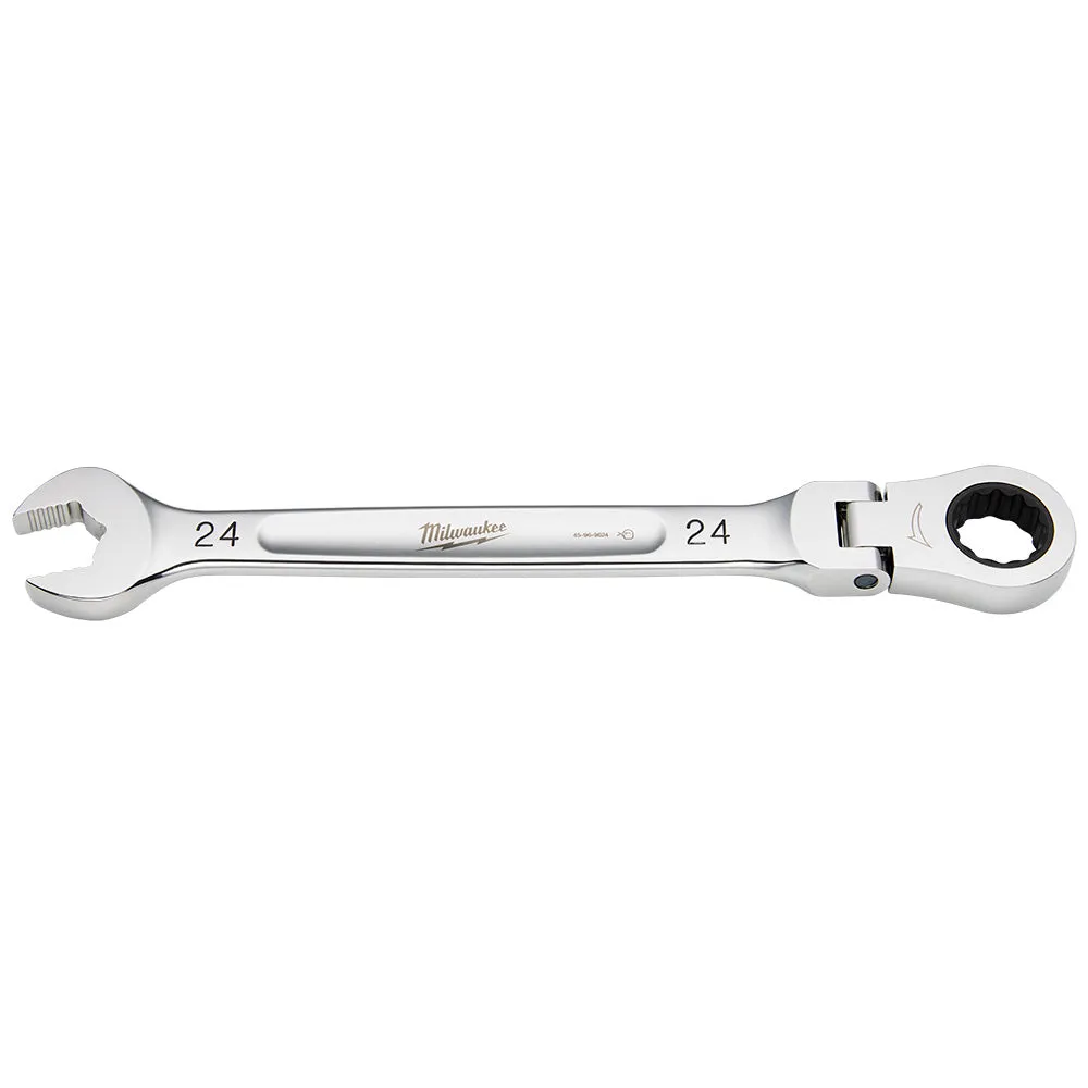 Wrench - Milwaukee Flex Head Ratcheting Combination Wrench, Various Sizes, 45-96-960 / 45-96-961 / 45-96-962