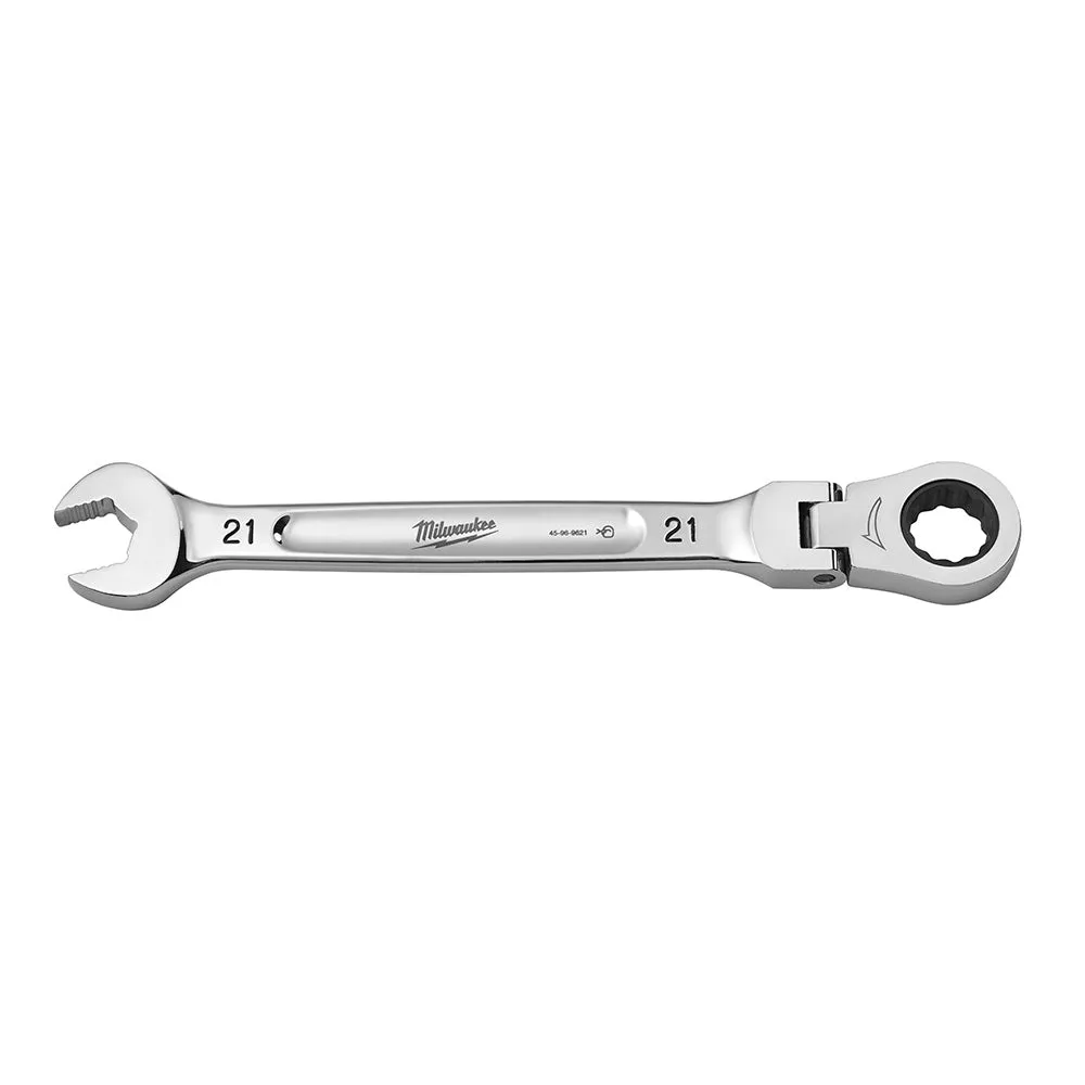 Wrench - Milwaukee Flex Head Ratcheting Combination Wrench, Various Sizes, 45-96-960 / 45-96-961 / 45-96-962