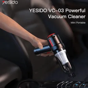 Yesido Wireless Mini Portable Vacuum Cleaner 4500Pa - VC03